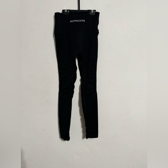 Alphalete Pants - Alphalete Leggings Black Compression Womens Small